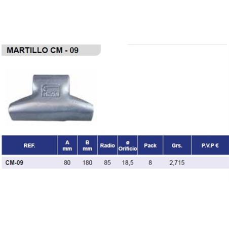 MARTILLO CASAMAYOR CM-09 