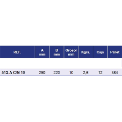 REJAS CASAMAYOR 513-A C/N 10 mm 
