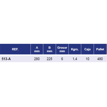 REJAS CASAMAYOR 513-A 6 MM 