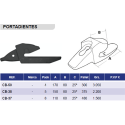 PORTADIENTES CASAMAYOR CB-50 