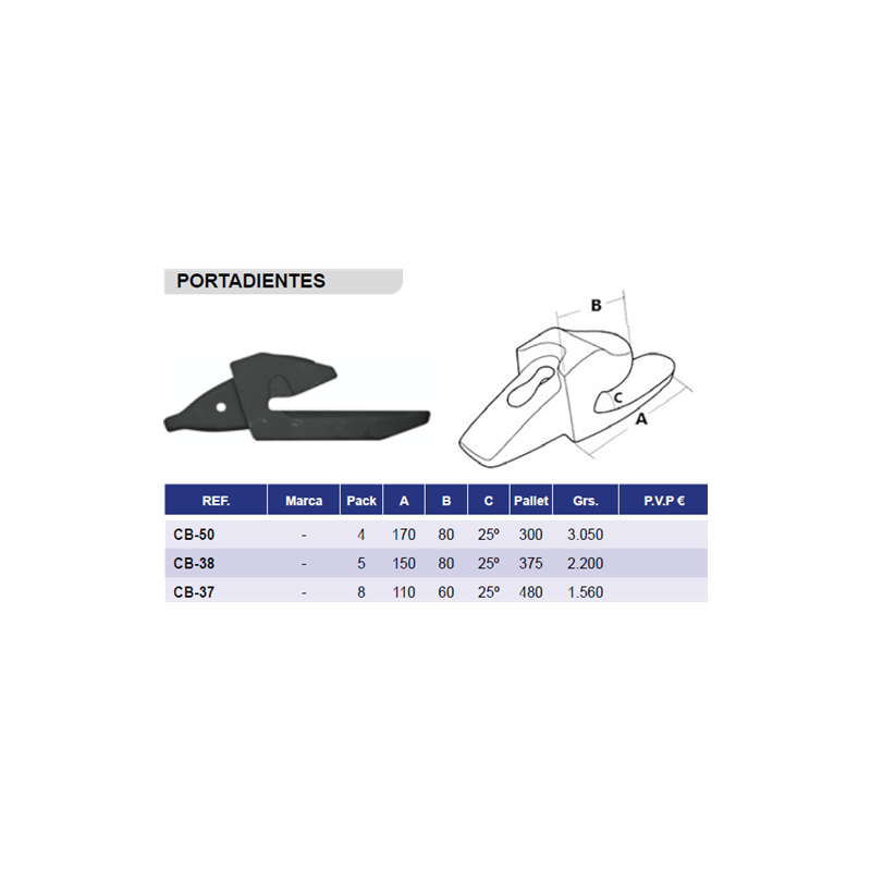 PORTADIENTES CASAMAYOR CB-50 