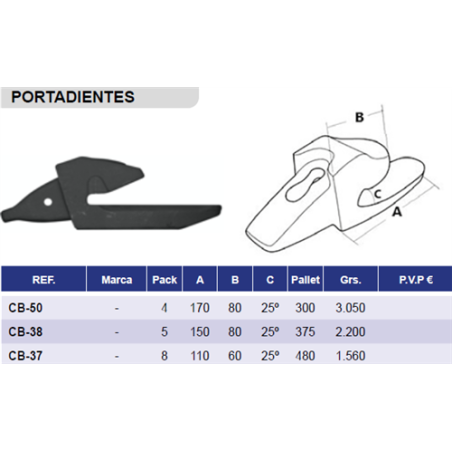 PORTADIENTES CASAMAYOR CB-50 