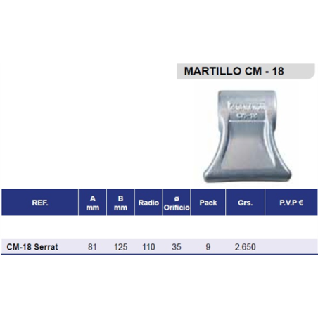 MARTILLO CASAMAYOR CM-18 