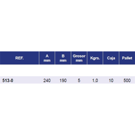 REJAS CASAMAYOR 513-0 6 mm  
