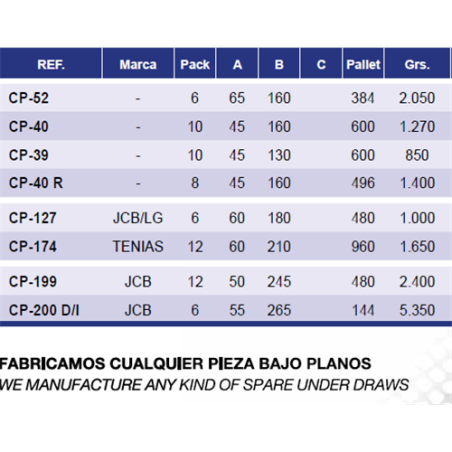 DIENTES CASAMAYOR CP-127 