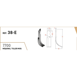 CUCHILLA AGRIA  38-E 35x6 T-11 COLISO   I  2