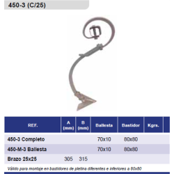 VIBRO ORIGINAL 450-3 70x10CH-80x80 BALLBRAZO K 