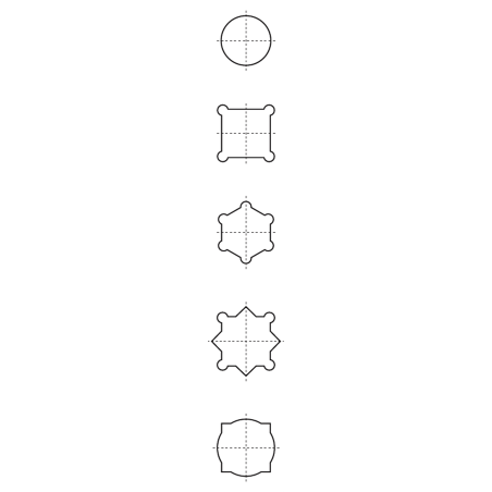 DISCO CASAM1906-26 HEX 98 6 mm DENTADO 