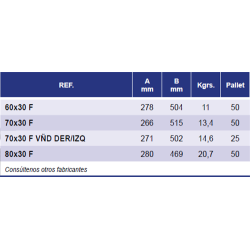 BRAZO FORJADO 60x30 S/TALADROS  2