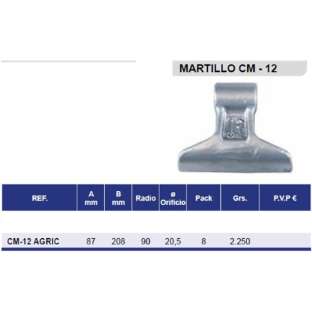 MARTILLO CASAMAYOR CM-12 