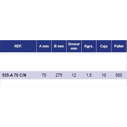 REJAS CASAMAYOR 535-A 2T C/N 70mm 