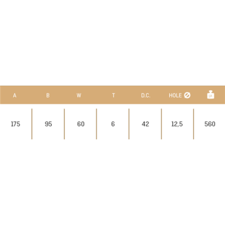 CUCHILLA PASQUALI 198-E 60x6 T-125   D 