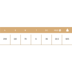 CUCHILLA AGRIA  64/A 3T 70x6 T-105   I  2