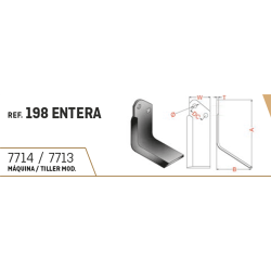 CUCHILLA PASQUALI 198-ENT 60x6 T-125   I  2