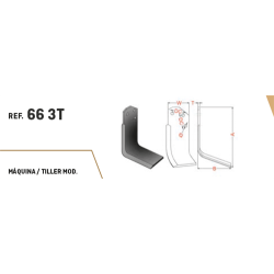 CUCHILLA AGRIA  66 3T 60x6 T-105   D  2