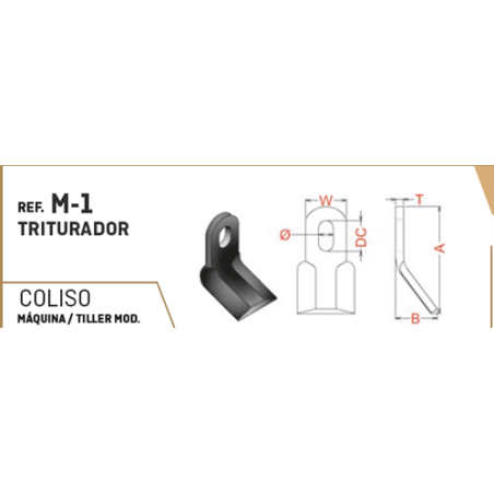 MARTILLO M- 1/R 40x8 30X14 