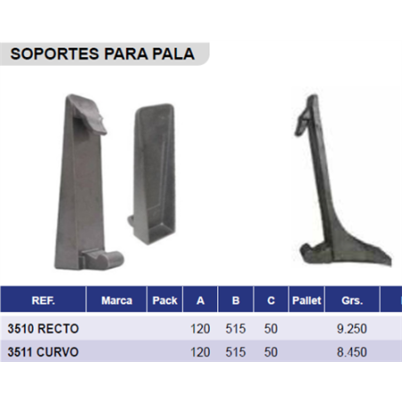 SOPORTES CASAMAYOR 3511 CURVO 
