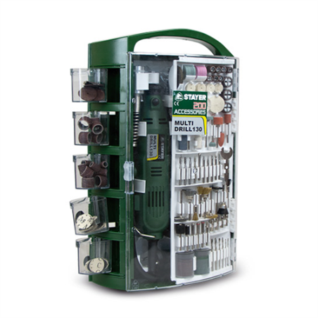 MULTI DRILL STAYER 130W  ACCESORIOS 1651 