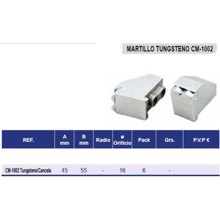 MARTILLO CASAMAYOR CM-1002 CANCELA 