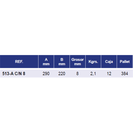 REJAS CASAMAYOR 513-A C/N  8 mm 