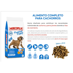 MERCOPLUS PREMIUN PUPPY 32/17%  4 KG 