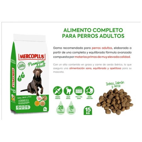 MERCOPLUS PREMIUN ADULT 28/16 15 KG 