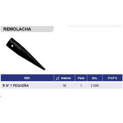 BOTA REMOLACHA N1 PEQUEÑAS 