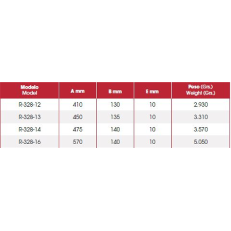REJAS PIÑA R-328-13 IZQ S/A 