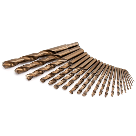 SET 19 BROCAS HSS COBALTO 1-10mm 12637 